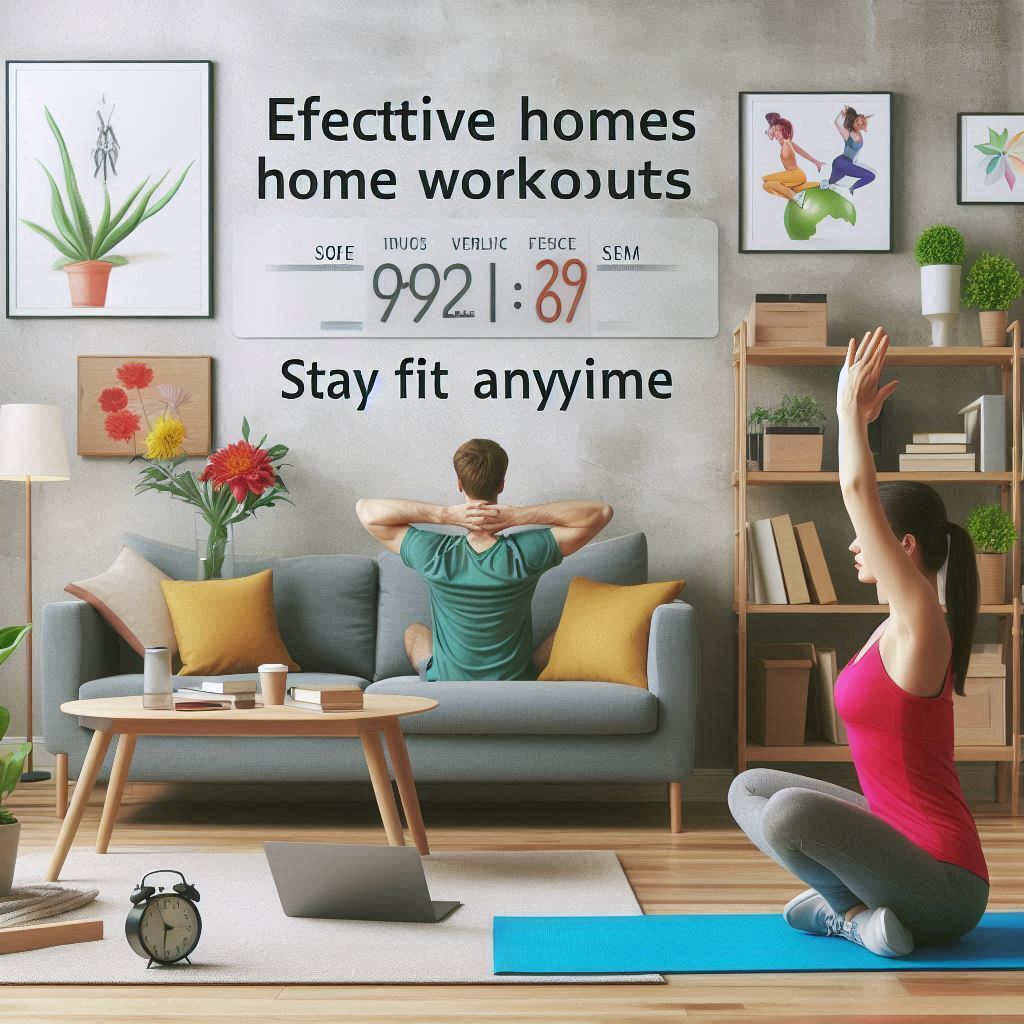 Effective Home Workouts for Busy Schedules: Stay Fit Anytime: Healthy Life